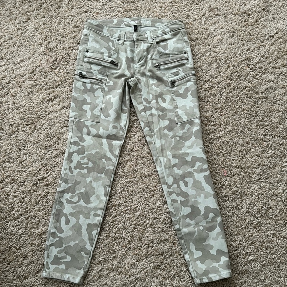Victoria’s Secret Cargo Pants Jeans Size 4 Cropped